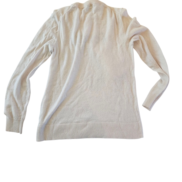 Saks Fifth Avenue Crewneck Sweater Size Small Femme Wool Cashmere Blend - Picture 3 of 3